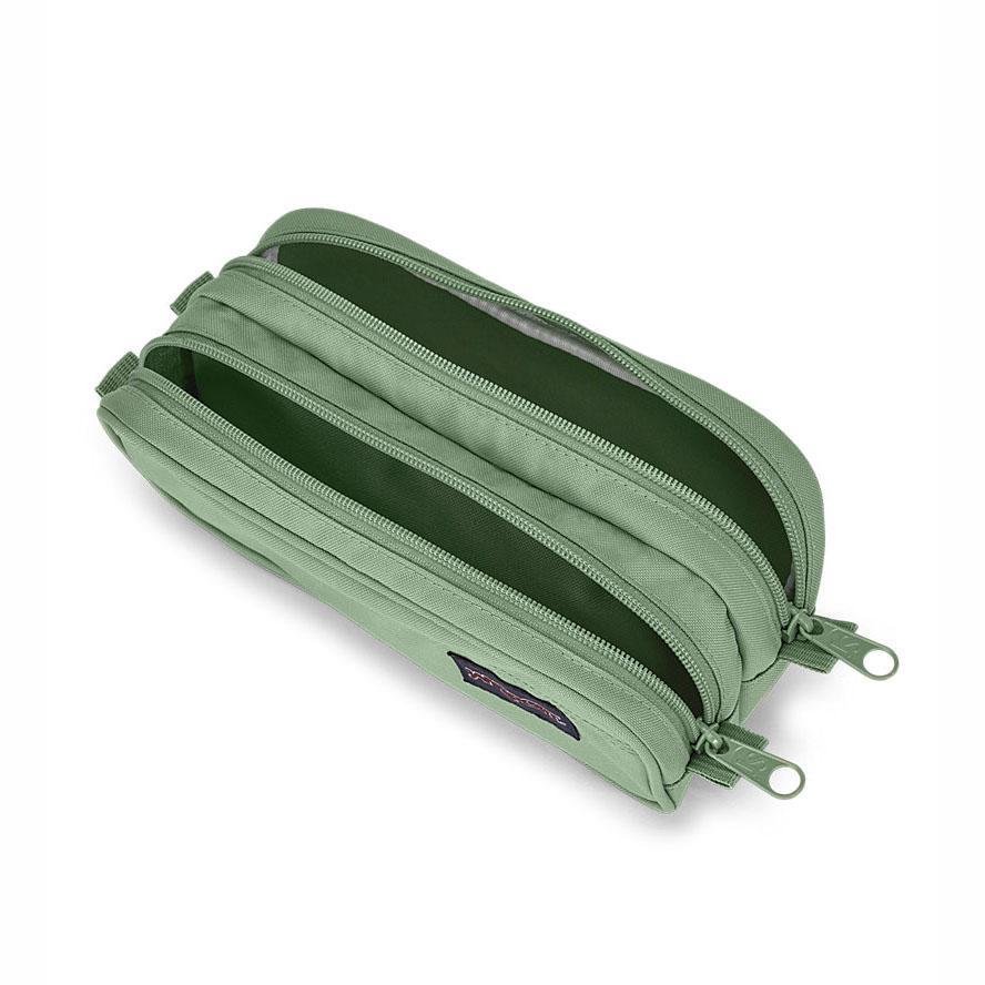 étuis à Crayons JanSport Large Accessory Pouch Vert | JJS-86462895